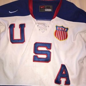 Team USA Patrick Kane Olympic Style Hockey Jersey